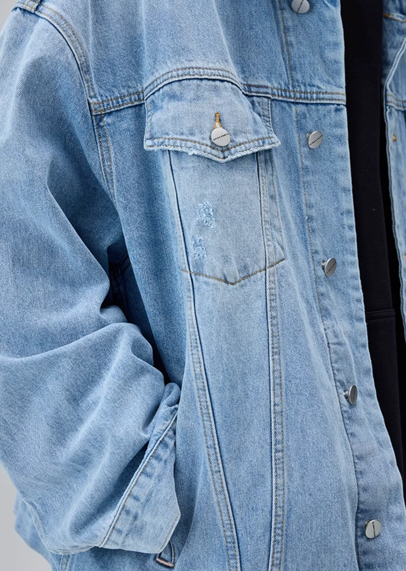 Oversized Washed Out Denim Jacket