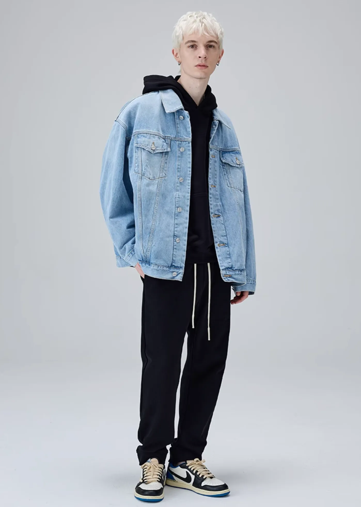 Oversized Washed Out Denim Jacket