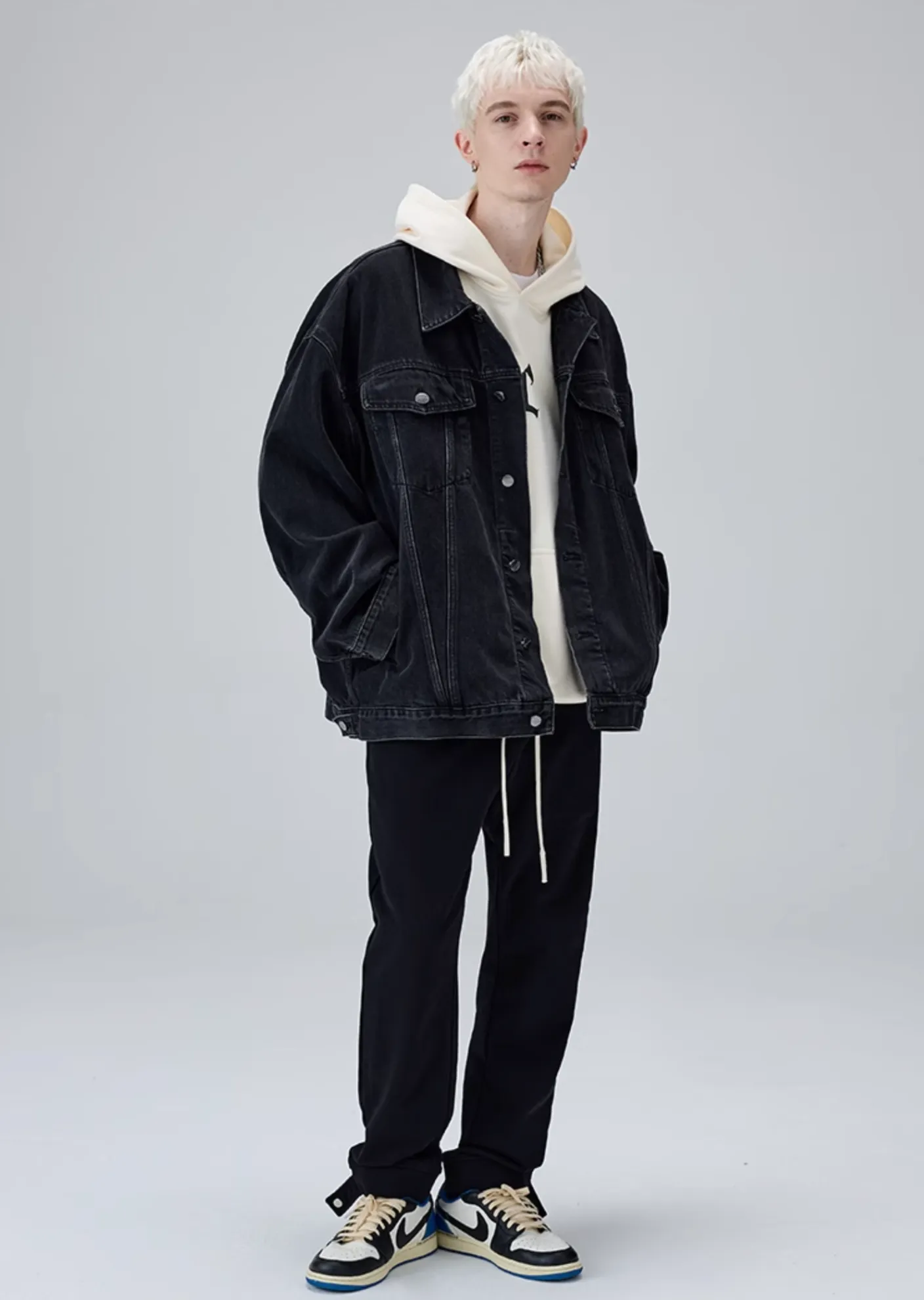 Oversized Washed Out Denim Jacket