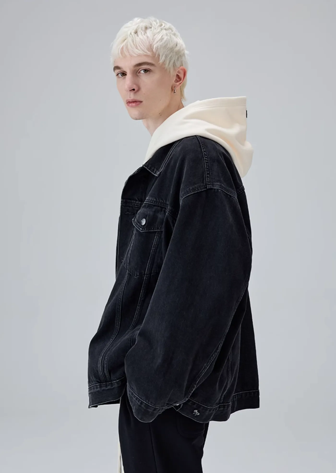 Oversized Washed Out Denim Jacket