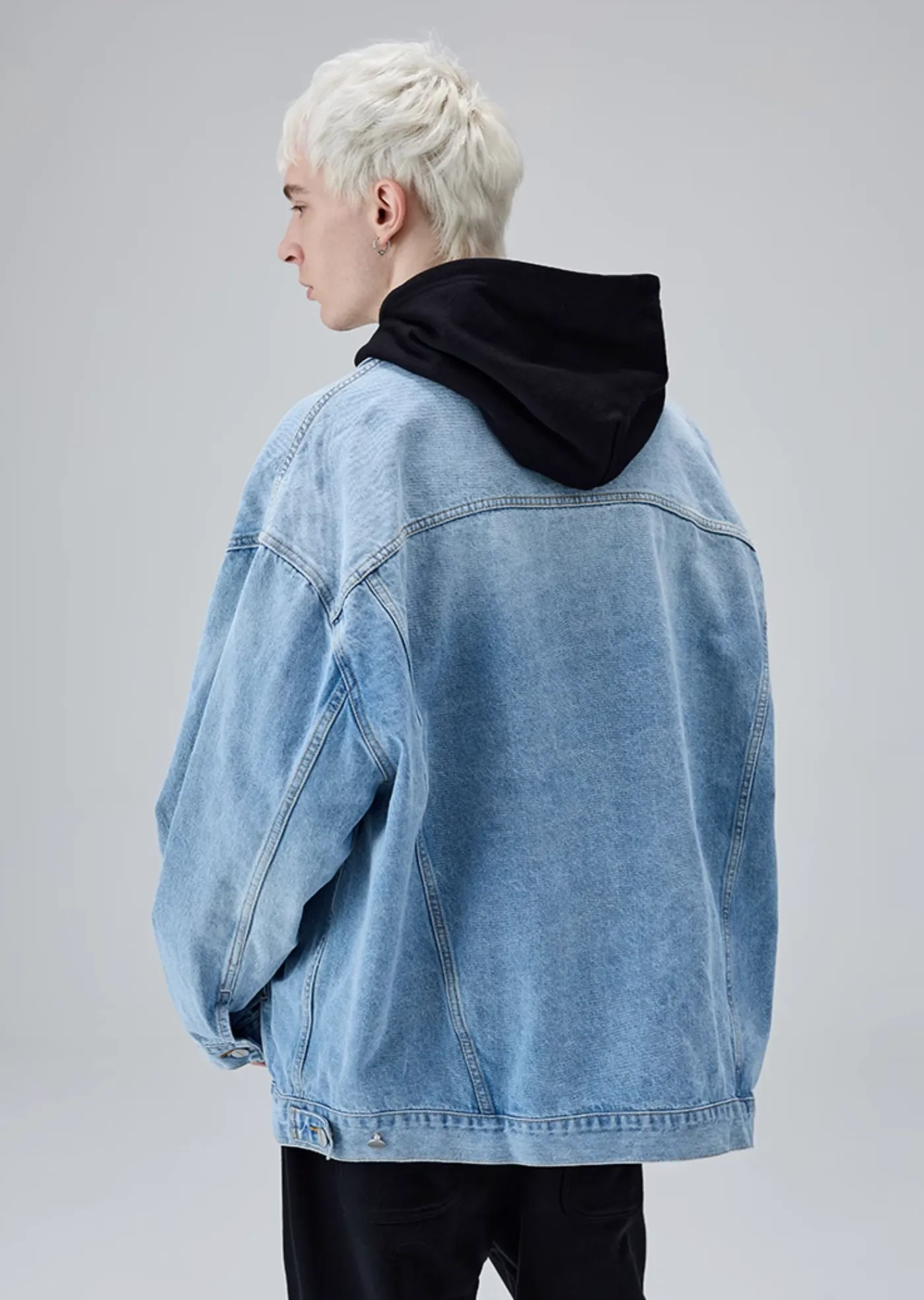 Oversized Washed Out Denim Jacket