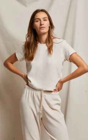 Pet197 Cream Velour Tee