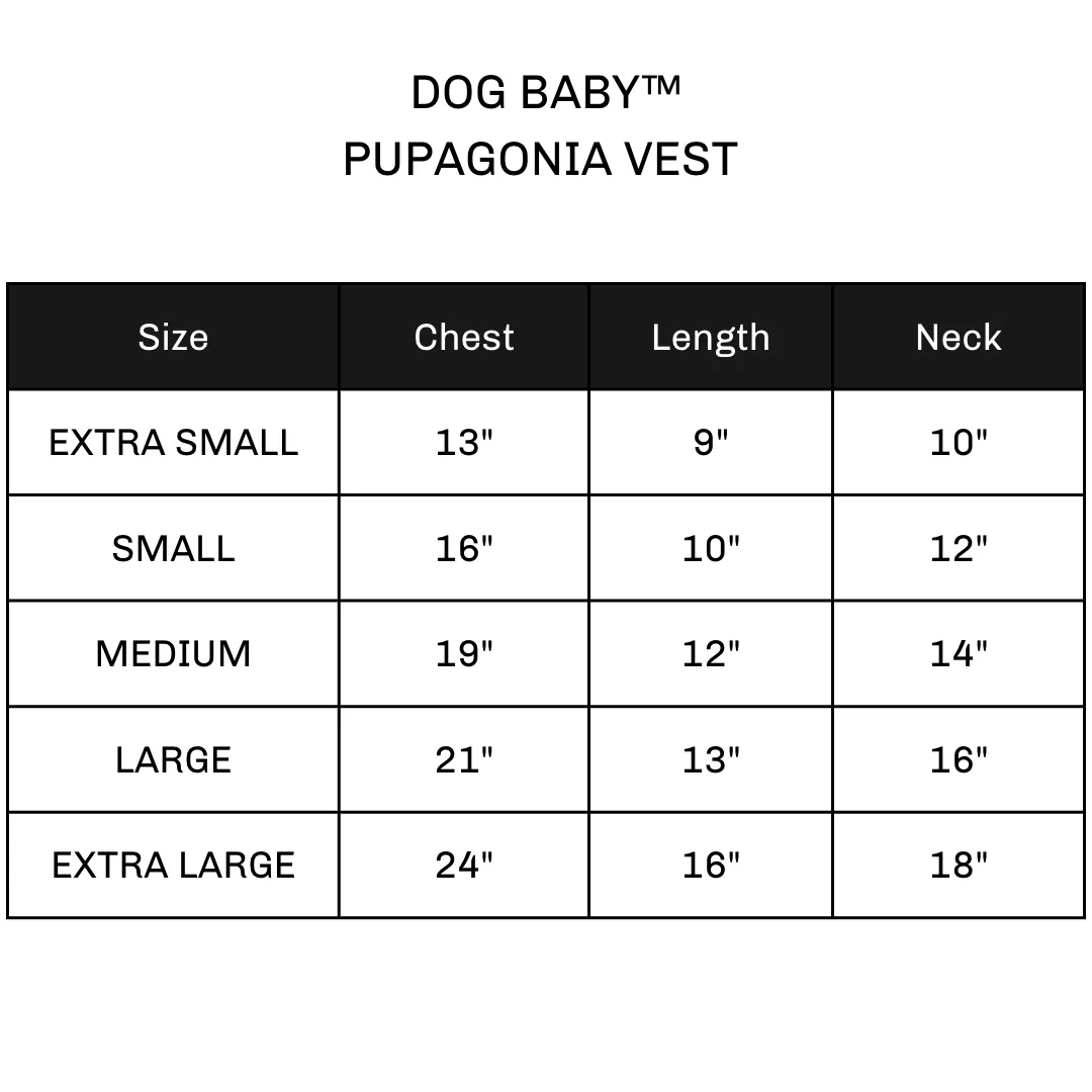 Pupagonia Vest with D Ring - Black