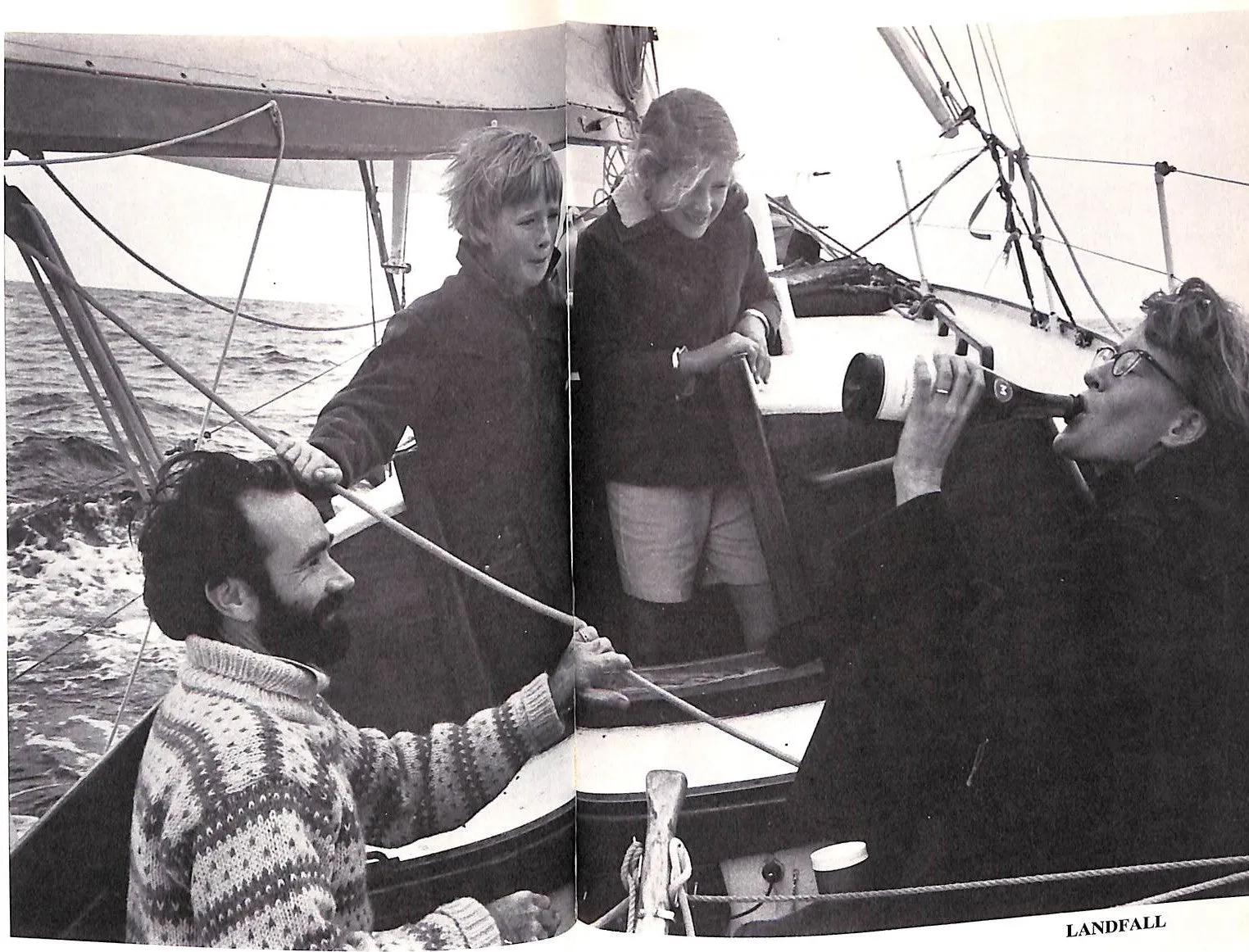 "The Voyage Of Aquarius" 1974 HERRON, Matt, Jeannine, Matthew and Melissa (SOLD)