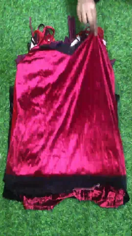 Redish betroot velour mixed tops