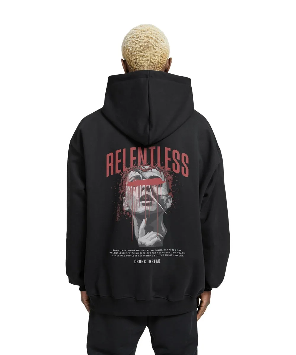 Relentless Relaxed Fit Drop Shoulder Hoodie