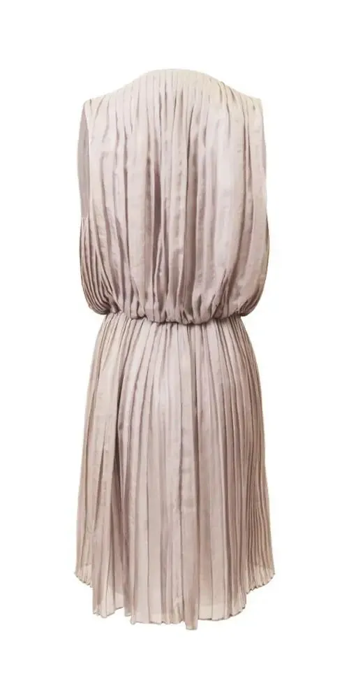Robert Rodriguez Pleated Sleeveless Dress