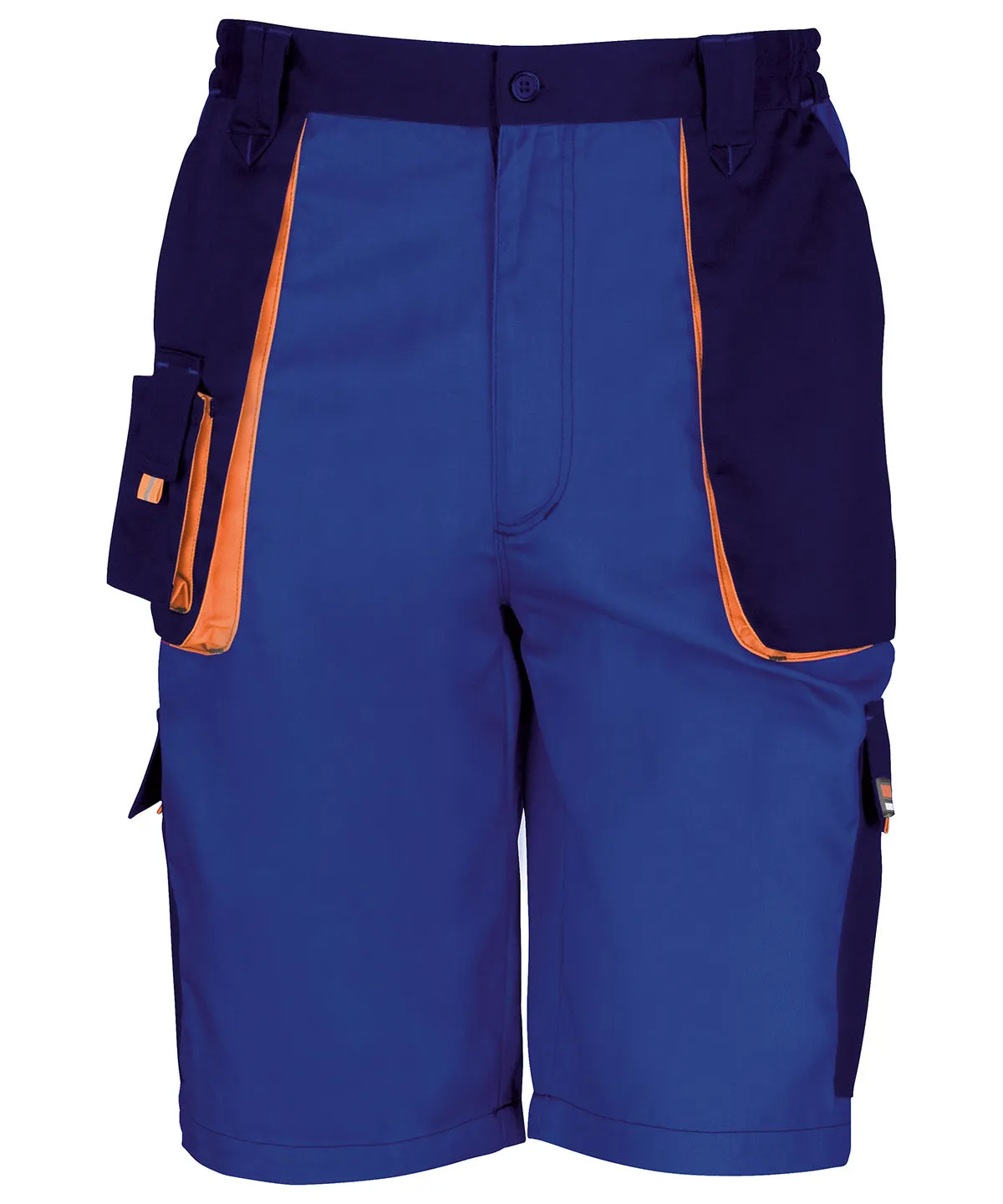 Royal/Navy/Orange - Work-Guard lite shorts