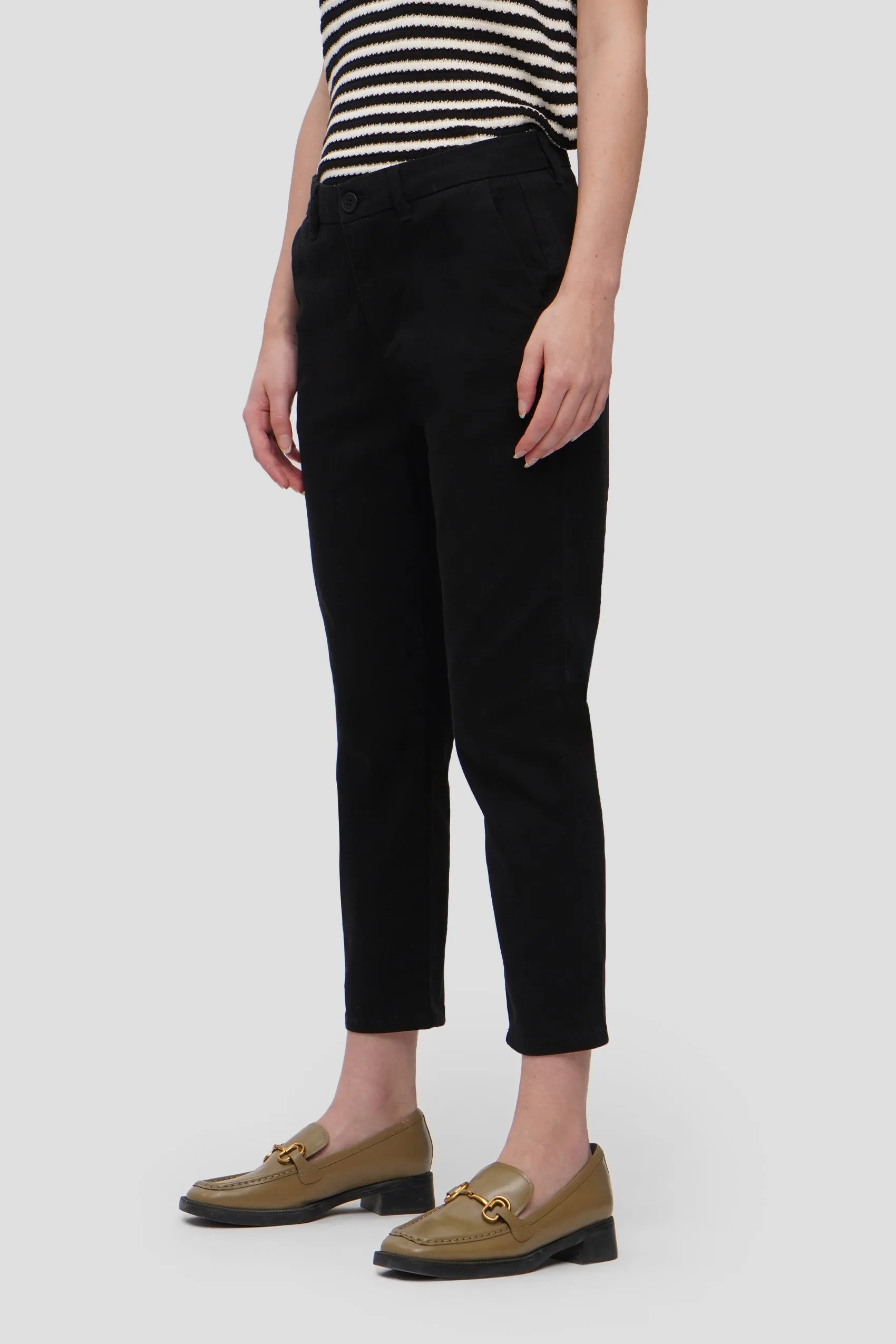 Slim Trousers With Belt