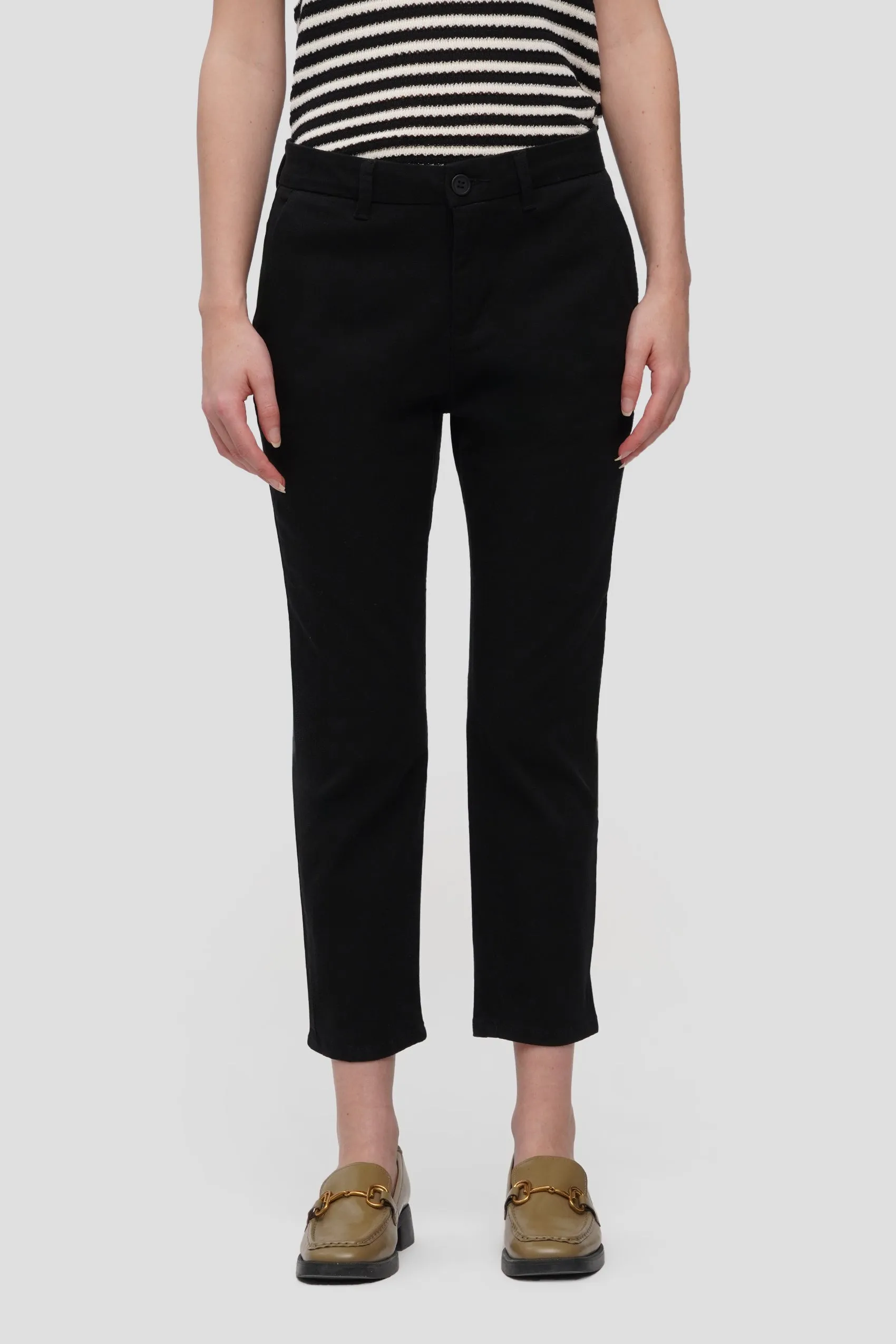 Slim Trousers With Belt