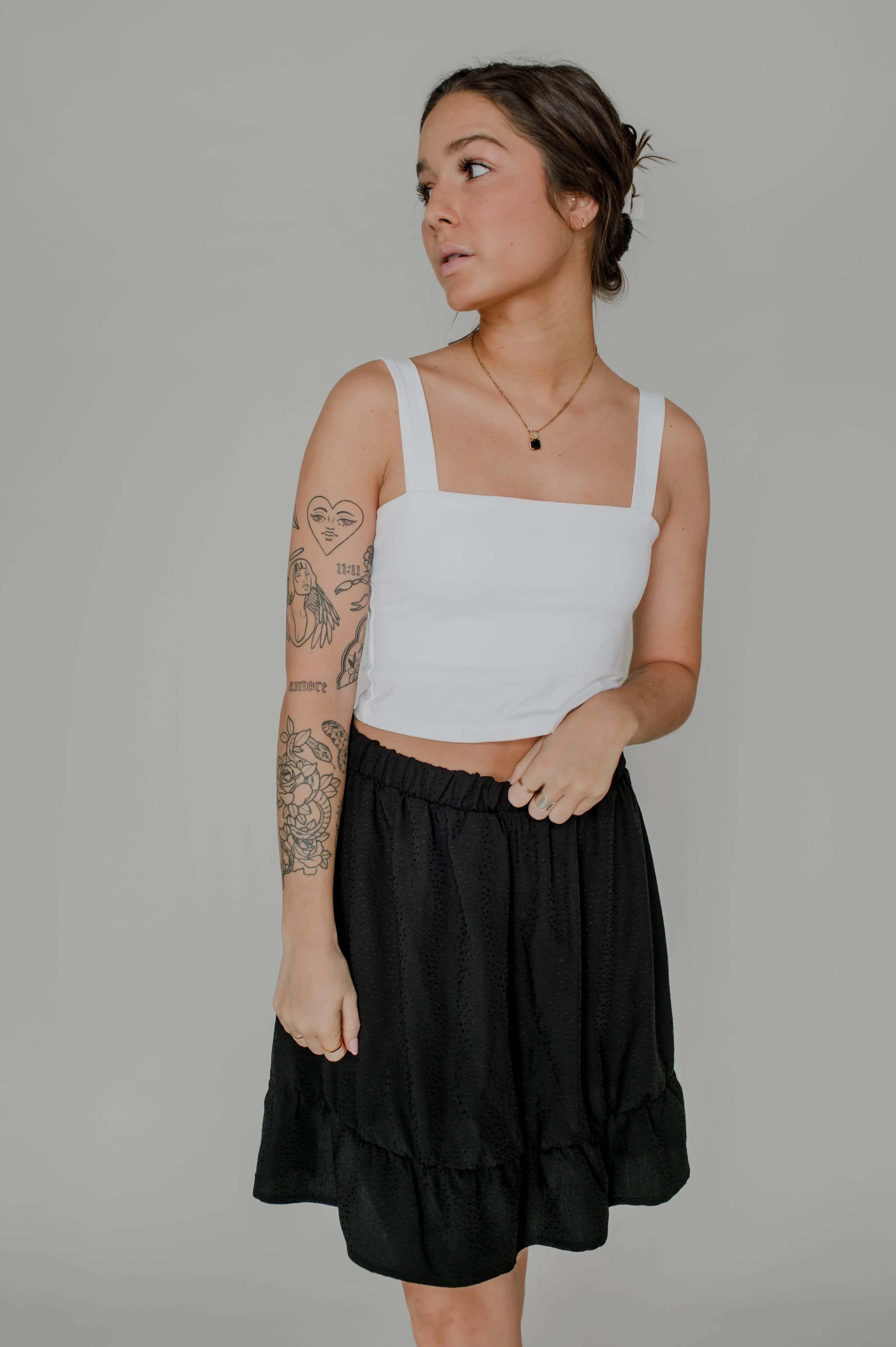 Square neck tank top