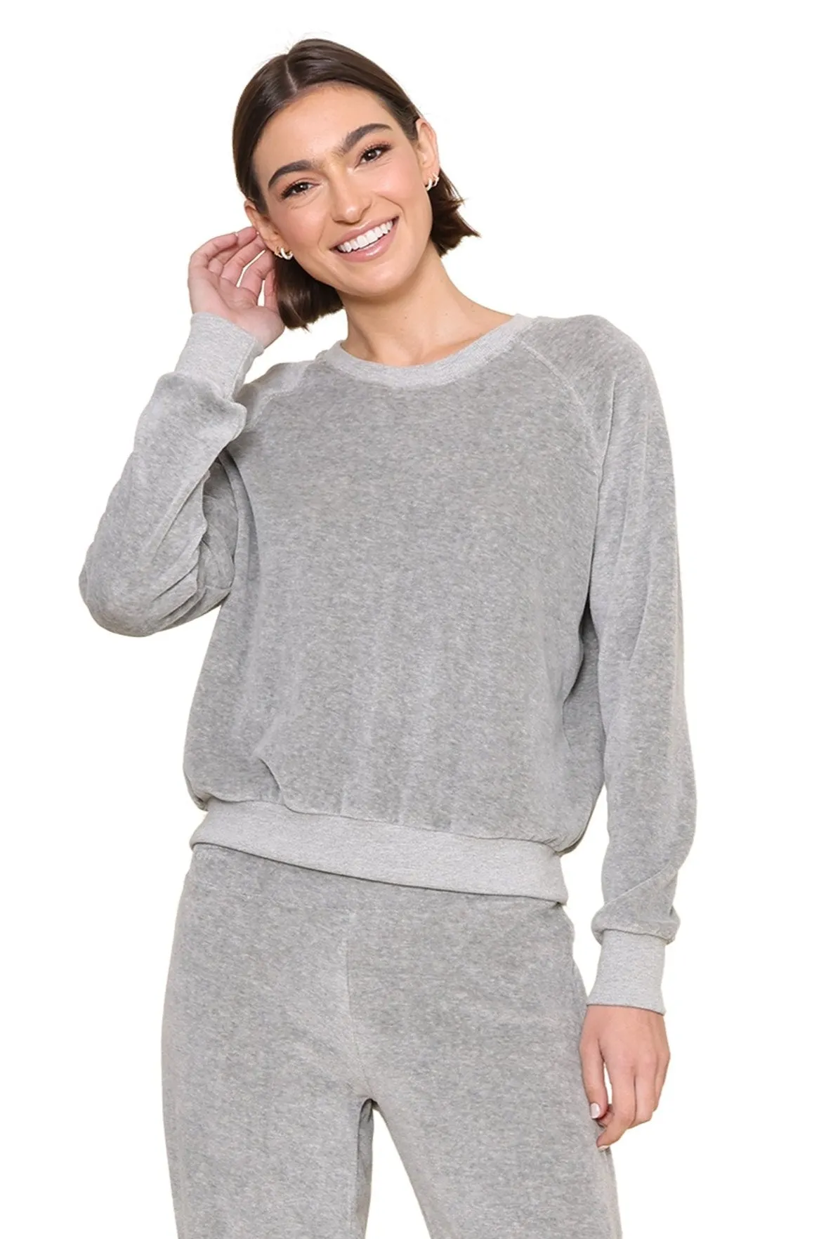 Stella Velour Shrunken Raglan