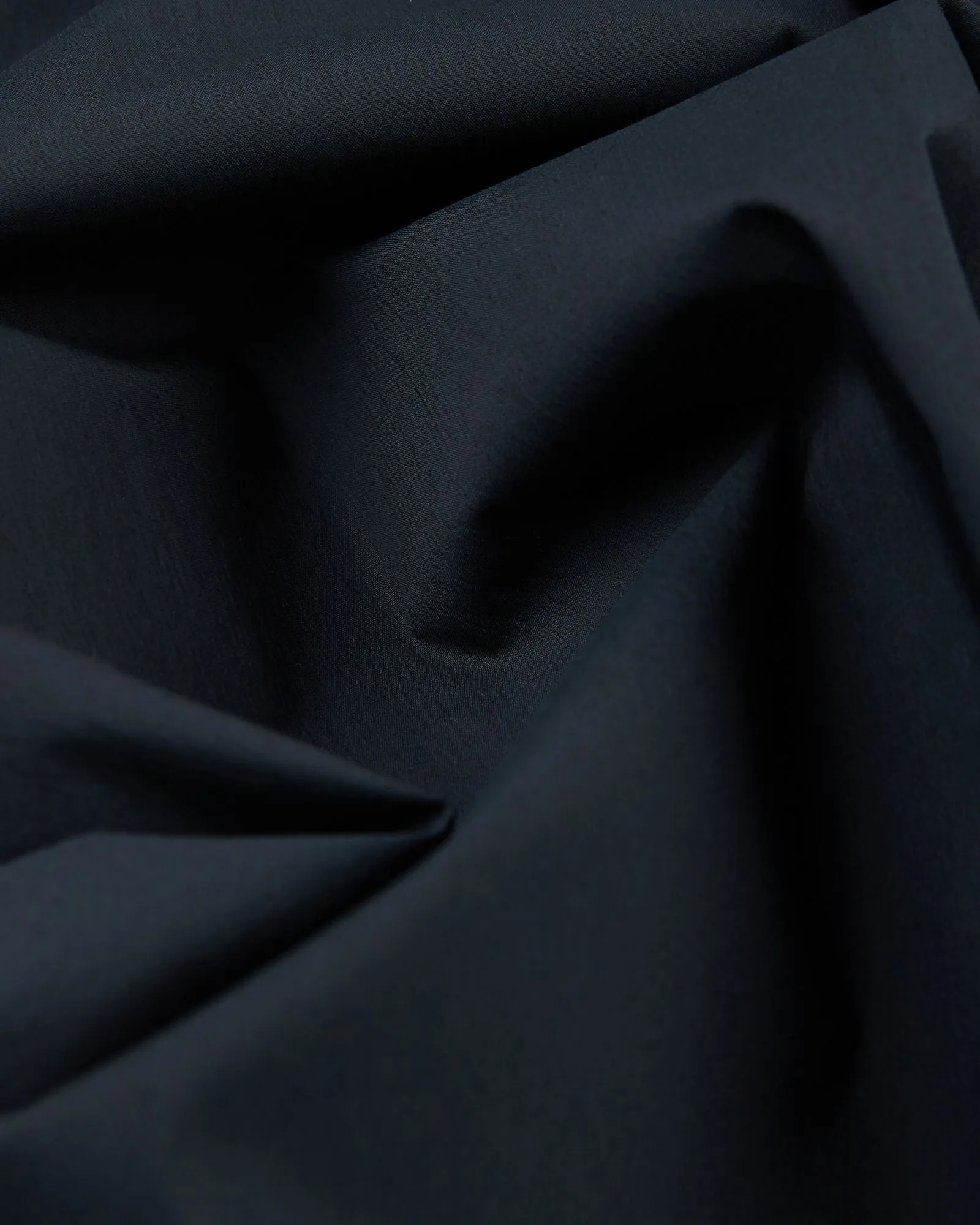 Technical fabric and cotton slim-fit trousers