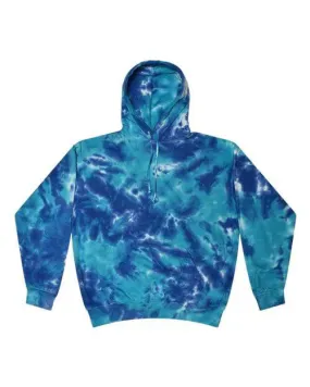 Tie-Dyed Hooded Sweatshirt - Multi Blue