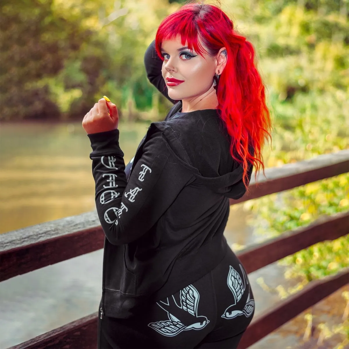 Traditional Tattoo Zip Hoodie