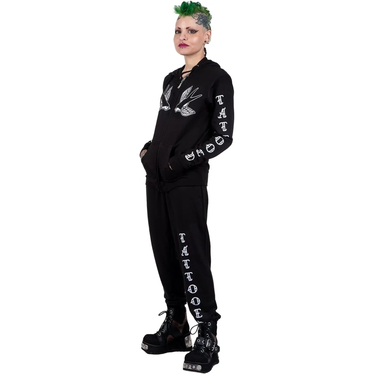 Traditional Tattoo Zip Hoodie