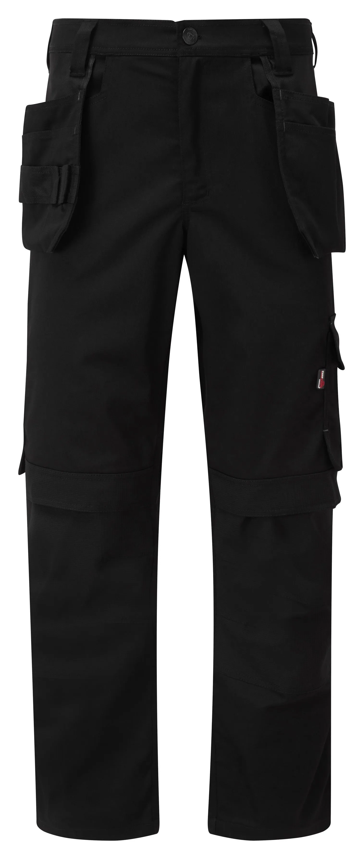 Tuff Stuff Mens Proflex Slim Leg Slim Fit Full Stretch Holster Work Trousers Black