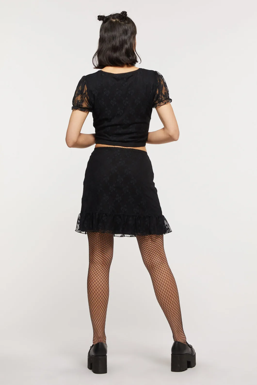Victoria Lace Mini Skirt