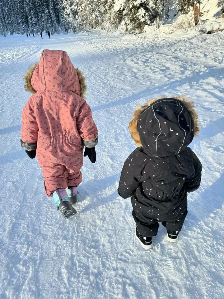 Waterproof Padded Winter Suit - Winter Floral