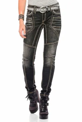 WD382 Slim Fit Women's Jean Trousers