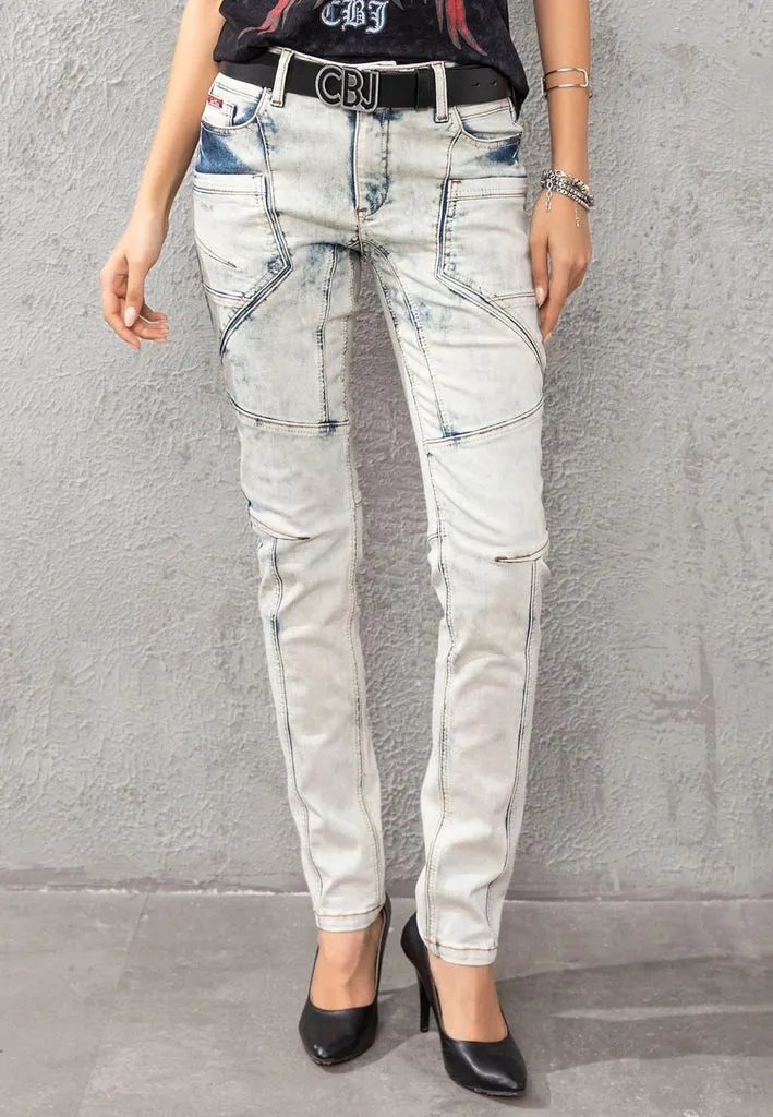 WD382 Slim Fit Women's Jean Trousers