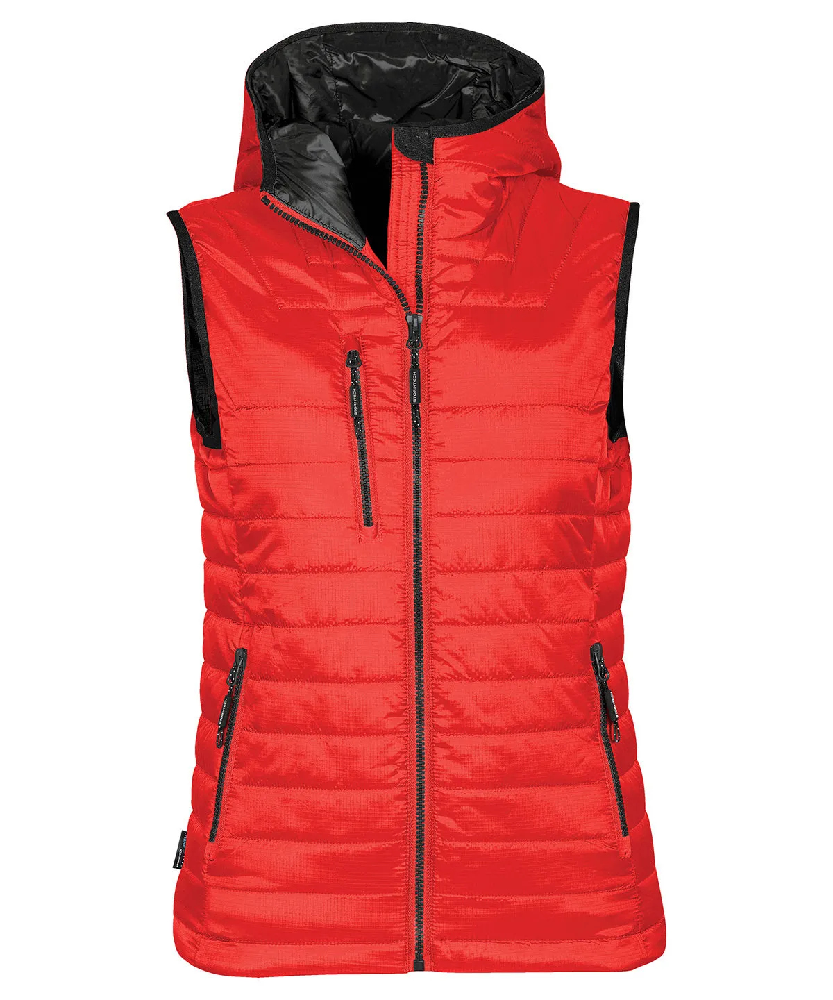 Womens Gravity thermal vest | True Red/Black