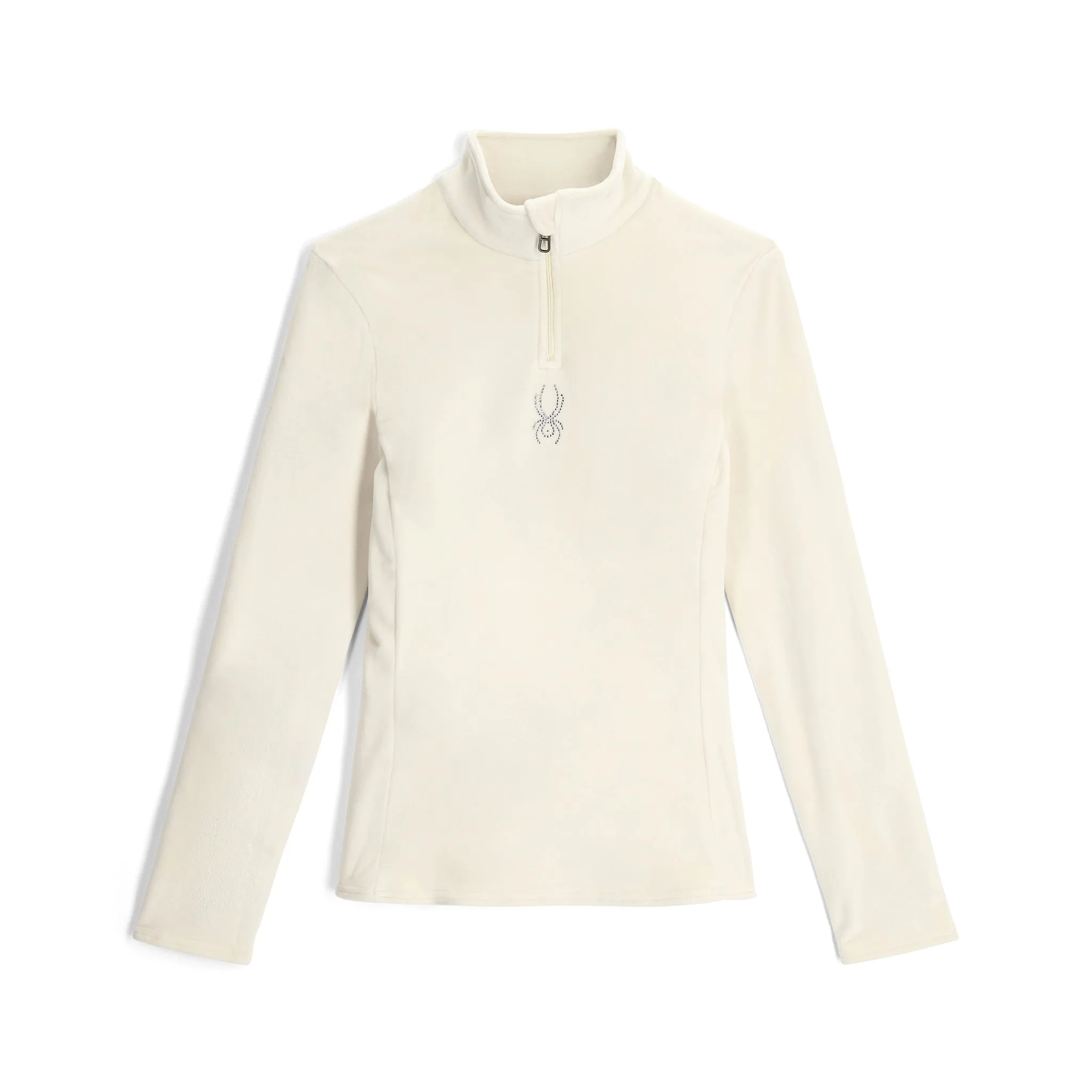 Womens Shimmer Bug Half Zip - Vanilla Latte