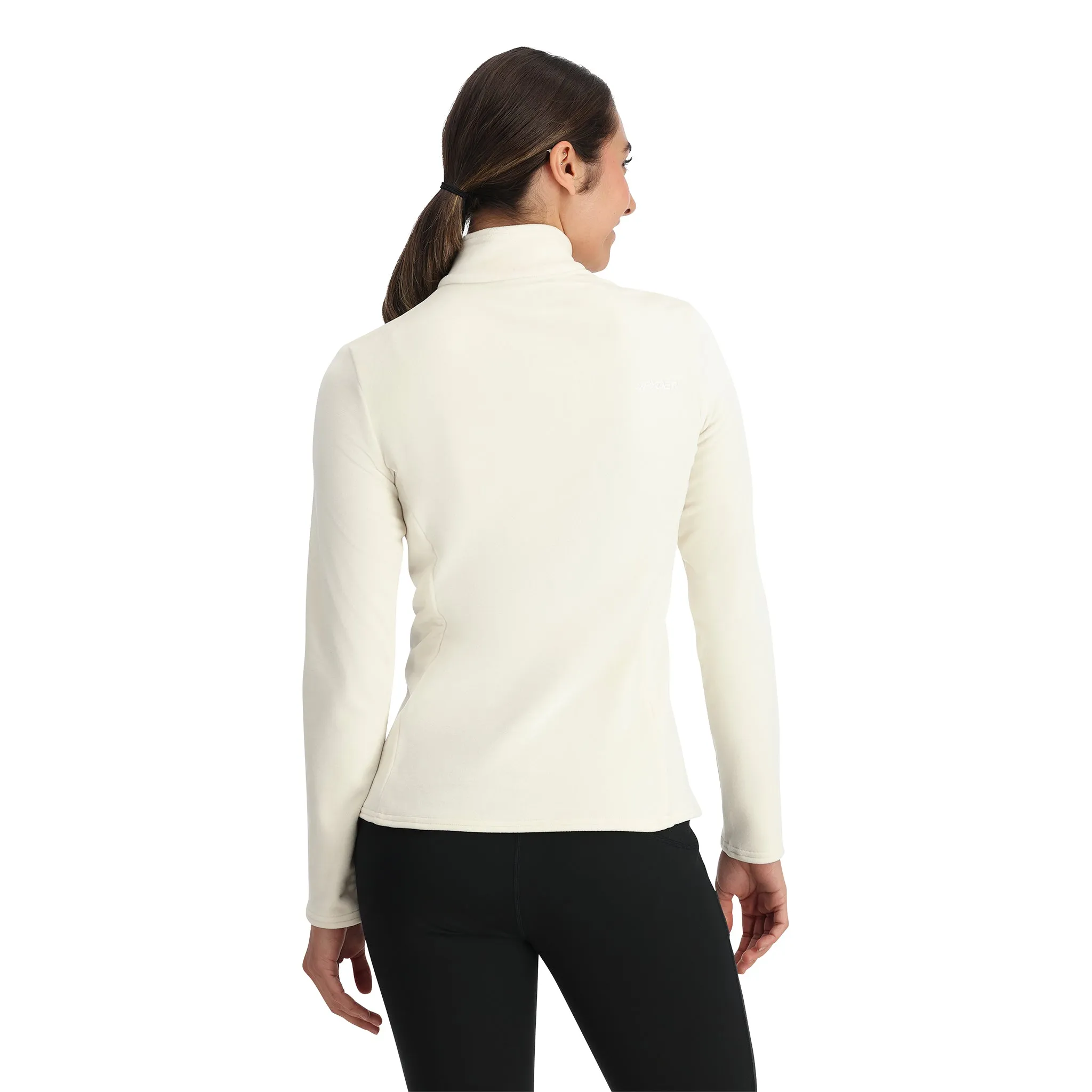 Womens Shimmer Bug Half Zip - Vanilla Latte