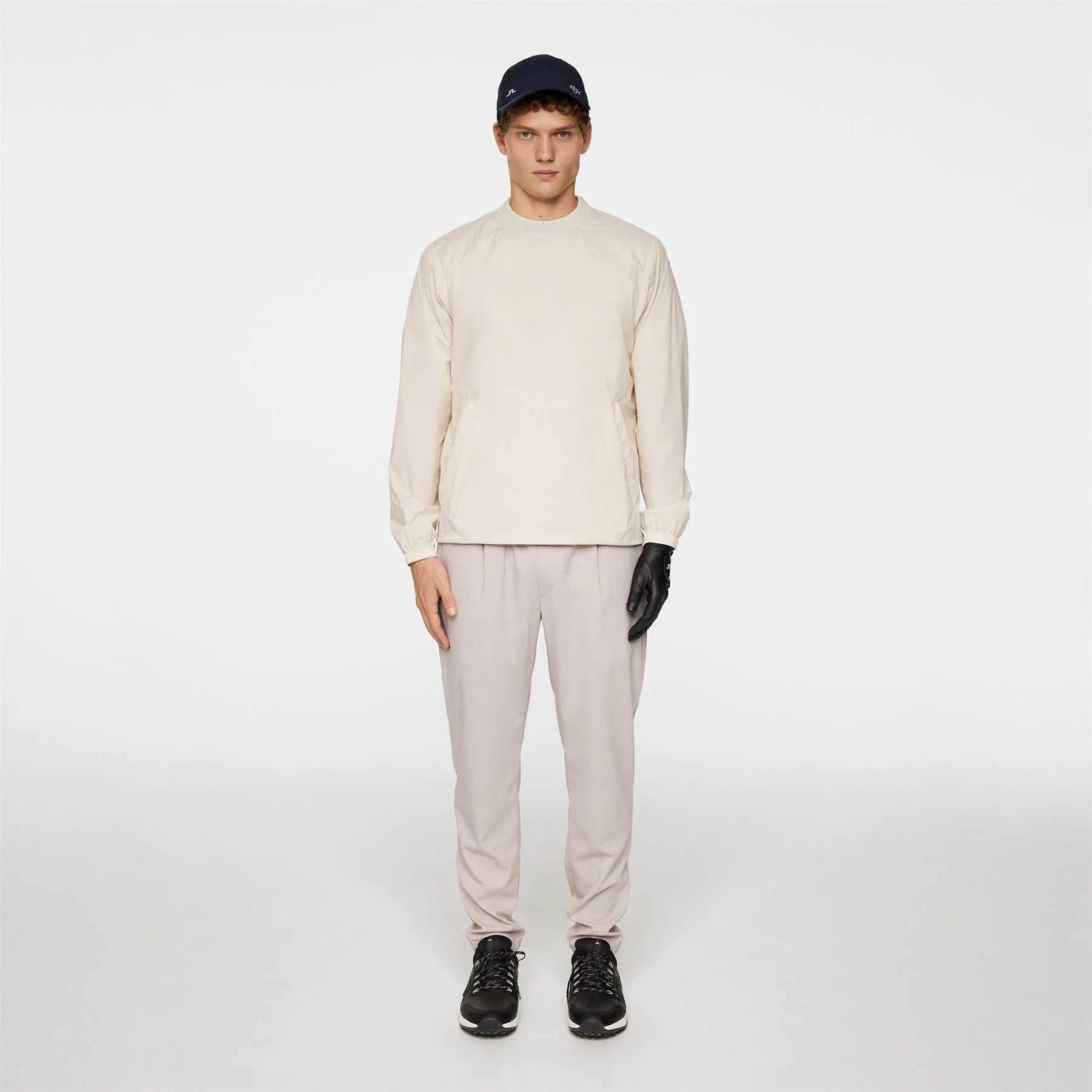 x Glenmuir Johan Hybrid Windbreak Sweater Moonbeam - PS25